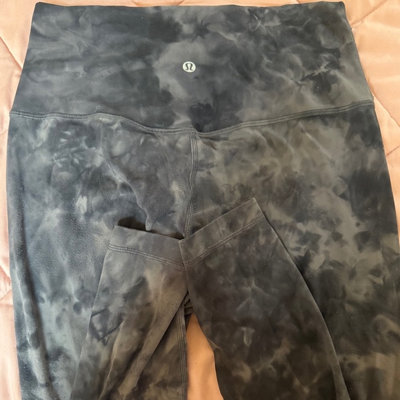lululemon athletica Pants - LULULEMON Align Hi-Rise Legging 28" Diamond Dye Pitch Grey Graphite